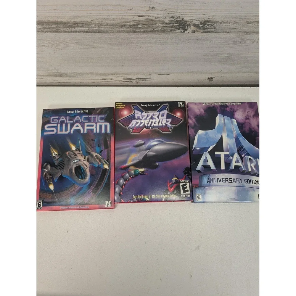 Arcade Challenge 3-Pack PC Windows Game EA NTSC-U/C E‎ Arcade Disc Case Box